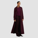 Iconic Elasticated Trousers - Plum Brown