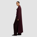 City Long Trench - Plum Brown