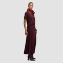 City Skirt - Plum Brown