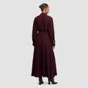 City Dress - Plum Brown