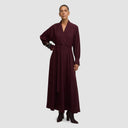 City Dress - Plum Brown
