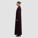 Iconic Long Blazer - Plum Brown