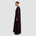 Iconic Long Jacket - Plum Brown