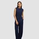 Iconic Tailored Trousers - Dark Blue