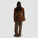 Safia Short Coat - Light Brown