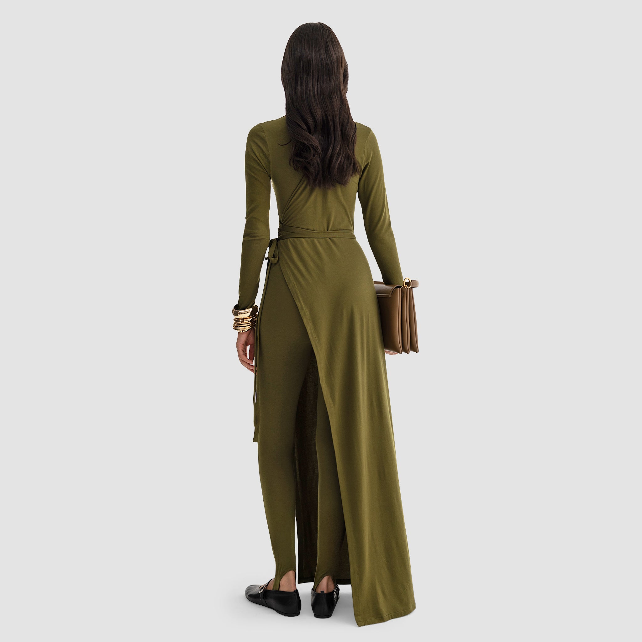 Samira Catsuit - Olive Green – Bouguessa
