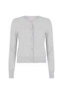 Kate Cashmere Cardigan - Grey