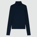 Wei Turtleneck Top - Dark Blue