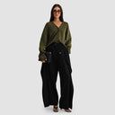 Myo Cashmere Cardigan - Olive Green