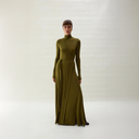 Jade Dress - Olive Green