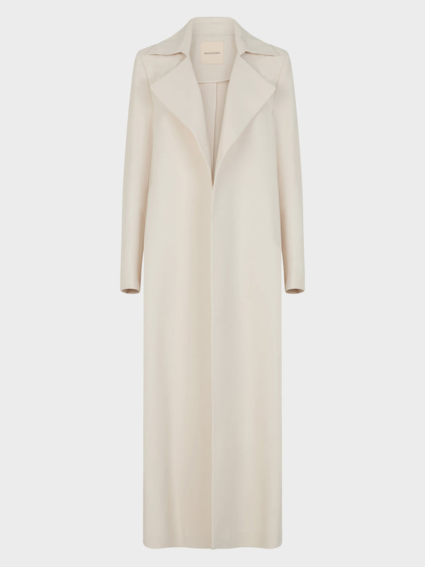 Sheikha Long Trench - Cream