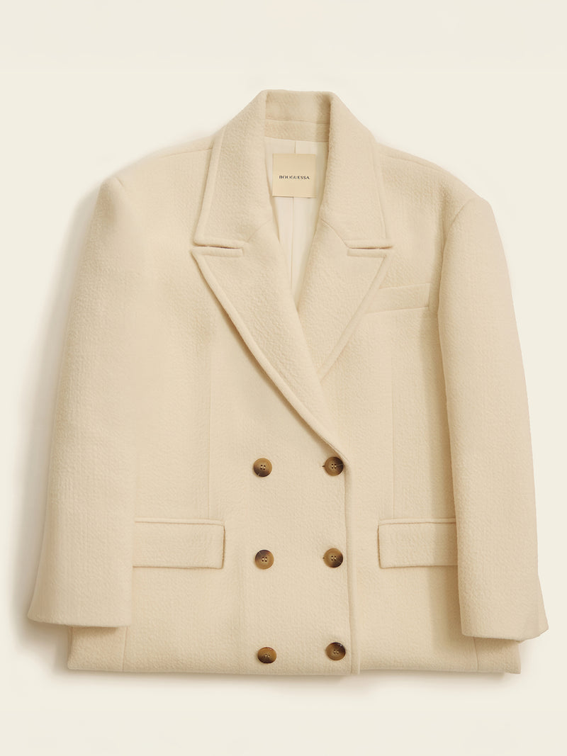 Ross Long Coat - Off White