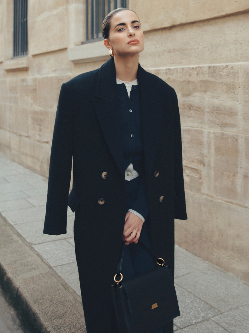 Ross Long Coat - Black