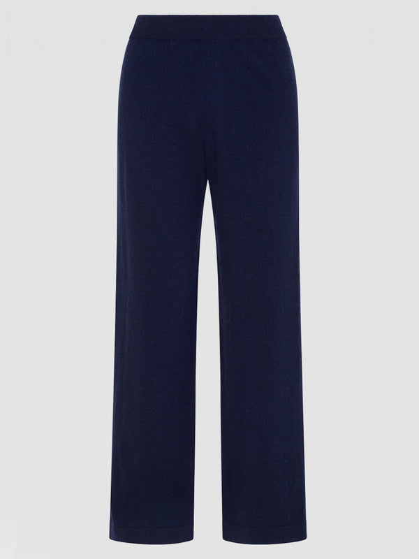 Nathalie Cashmere Trousers - Dark blue