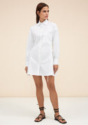 Leila Shirt Dress - White