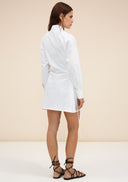 Leila Shirt Dress - White
