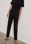 Davide Cigarette Pants - Black