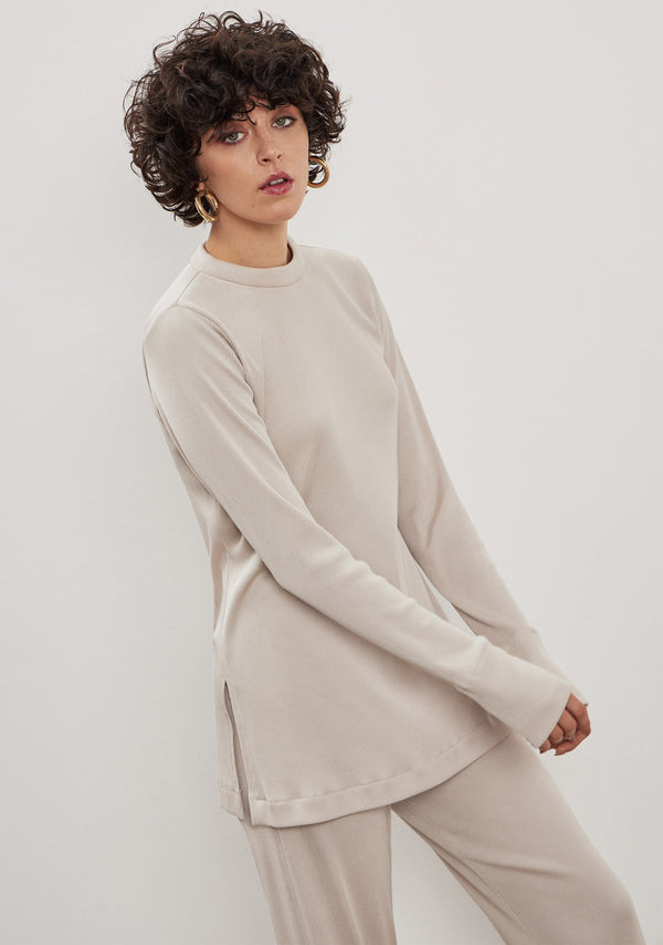Lulu Ribbed Lounge Top