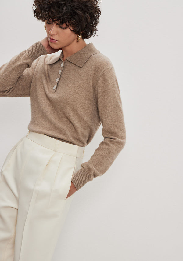 Nelly Knit Polo Jumper
