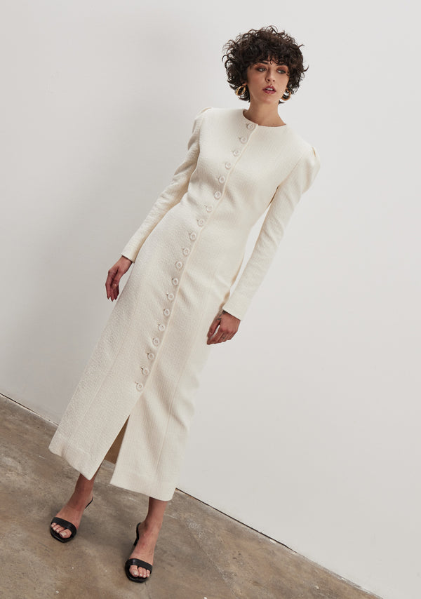 Nojoud Tweed Fitted Dress