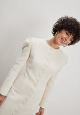 Nojoud Tweed Fitted Dress