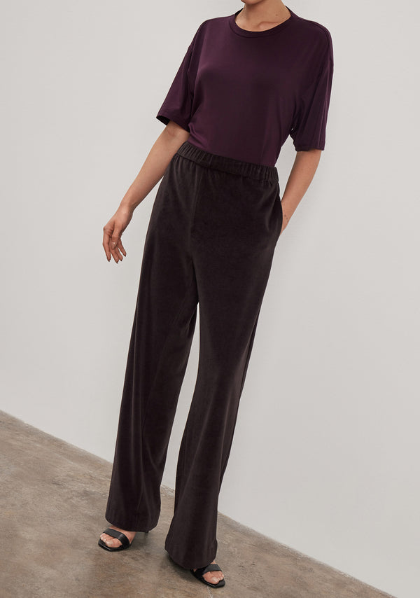 Adam Velvet Straight Pants