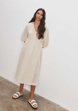 Ghozlane wrap dress