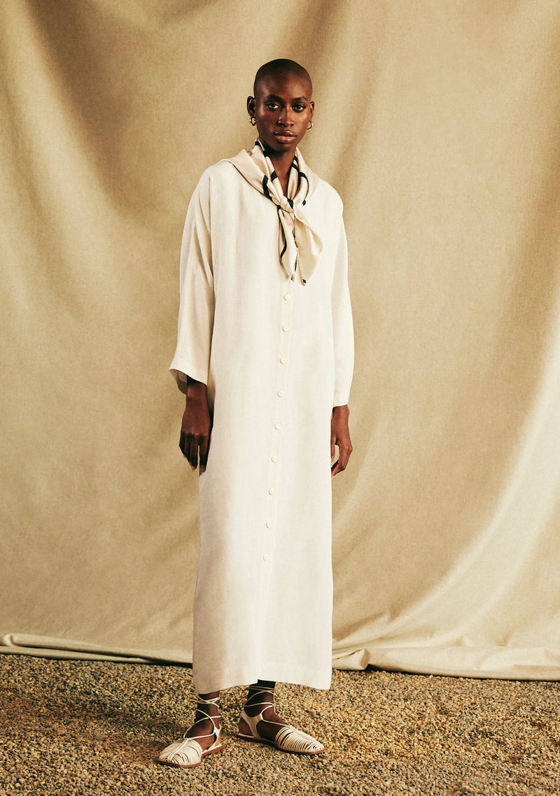 Amna Button Down Dress